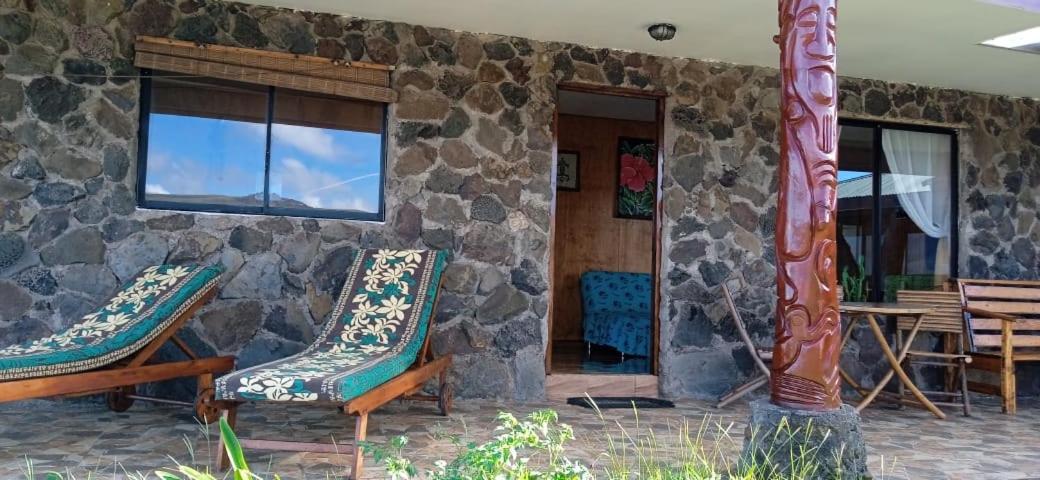 Cabanas & Hostal Tojika Hanga Roa Ngoại thất bức ảnh
